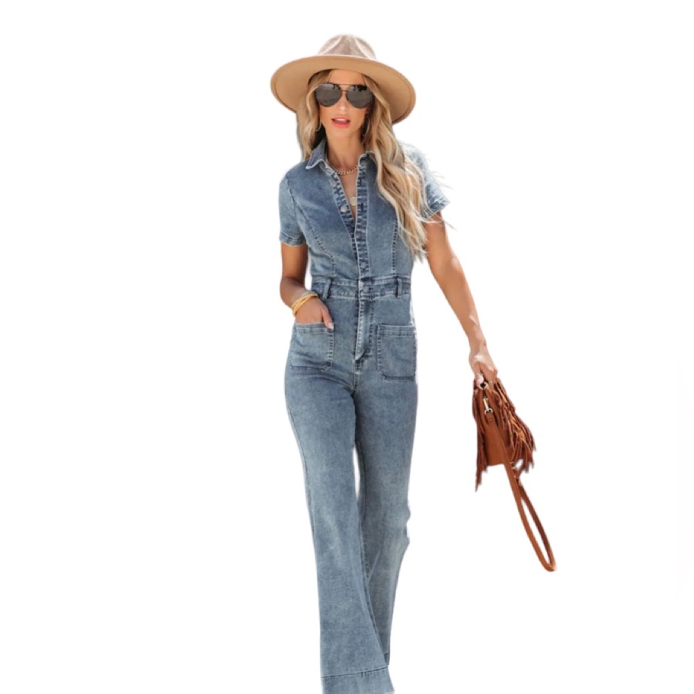 Vici Denim Jumpsuit